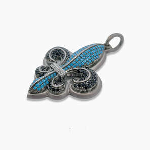 Ag925 Titanium Precious Stone Necklace