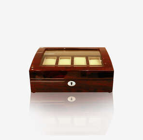 Watch Box made of wood with glass